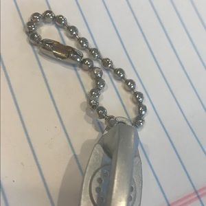 Miniature princess phone charm keychain